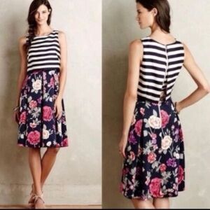 Anthropologie Moulinette Soeurs Stripped Dress
